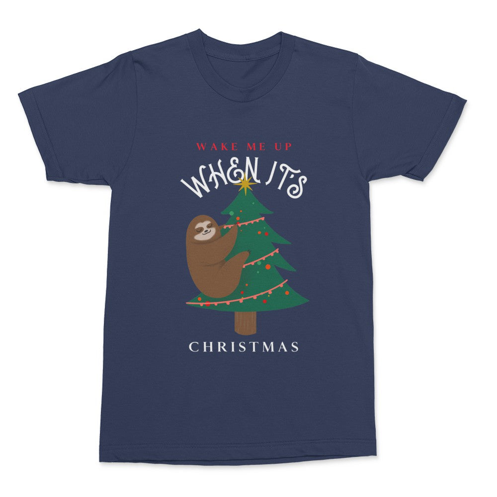 Wake Me Up When It's Christmas Shirt