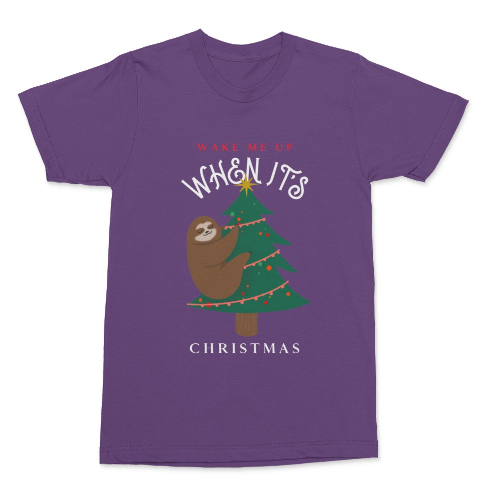 Wake Me Up When It's Christmas Shirt