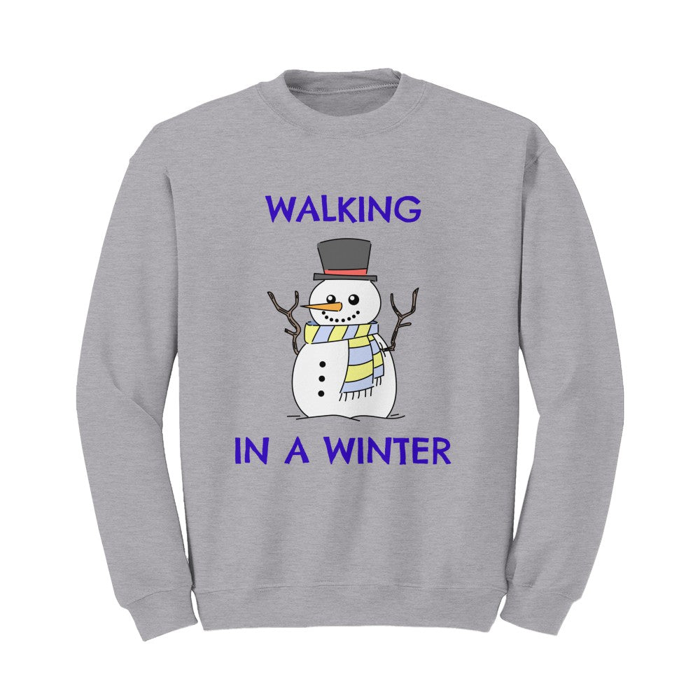 Walking In A Winter Sweater