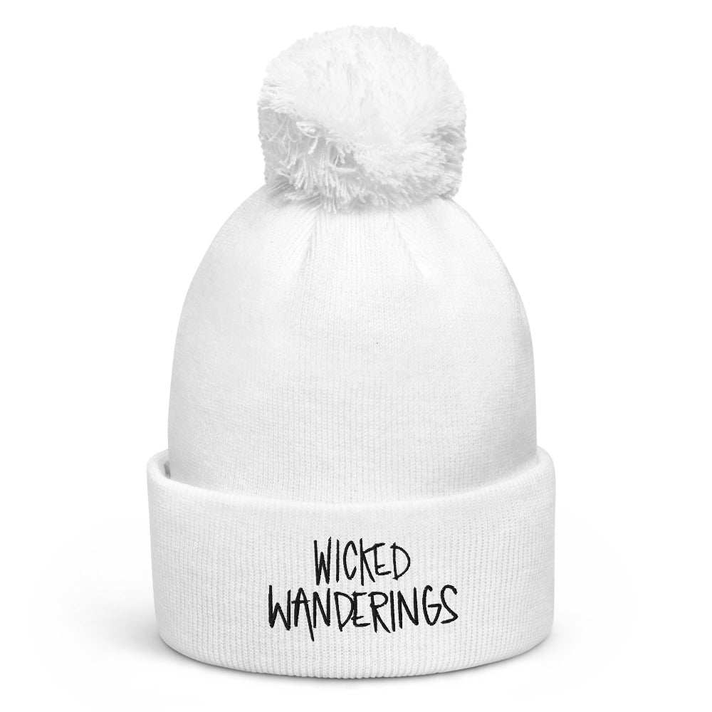 Wicked Wanderings Pom-Pom Beanie