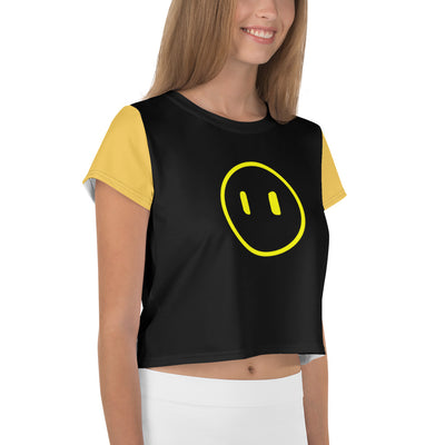 Wire Frame Face Crop Tee