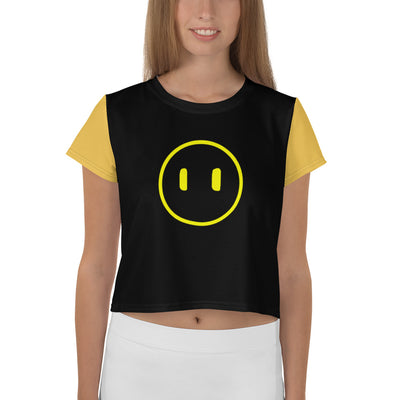 Wire Frame Face Crop Tee