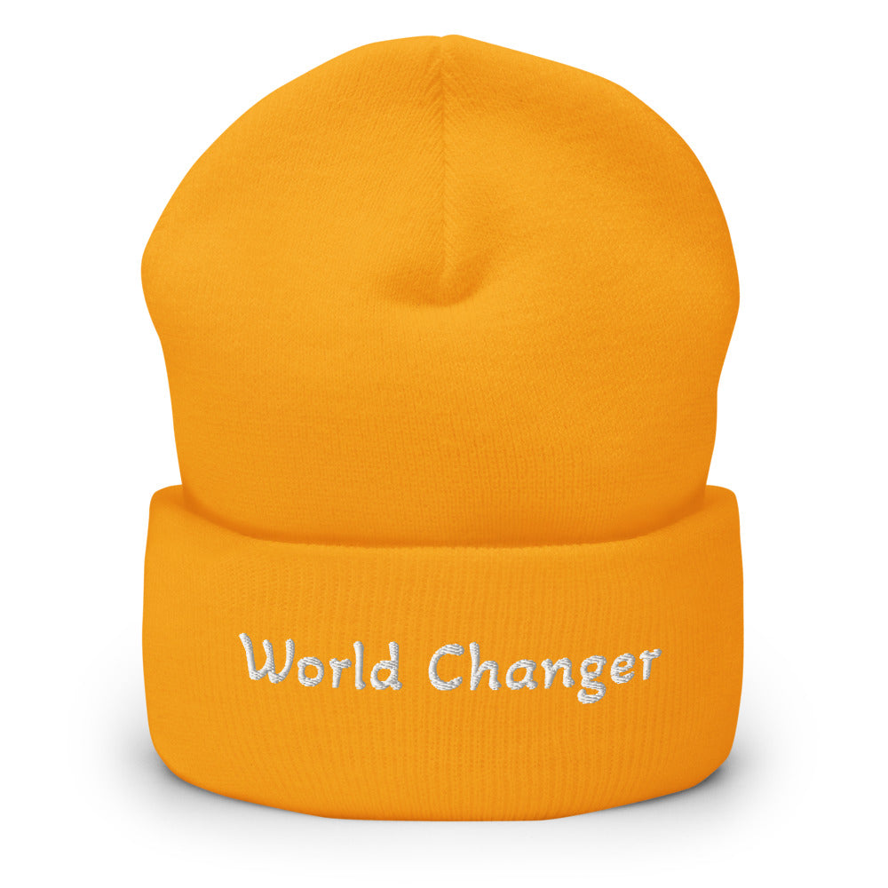 World Changer Cuffed Beanie