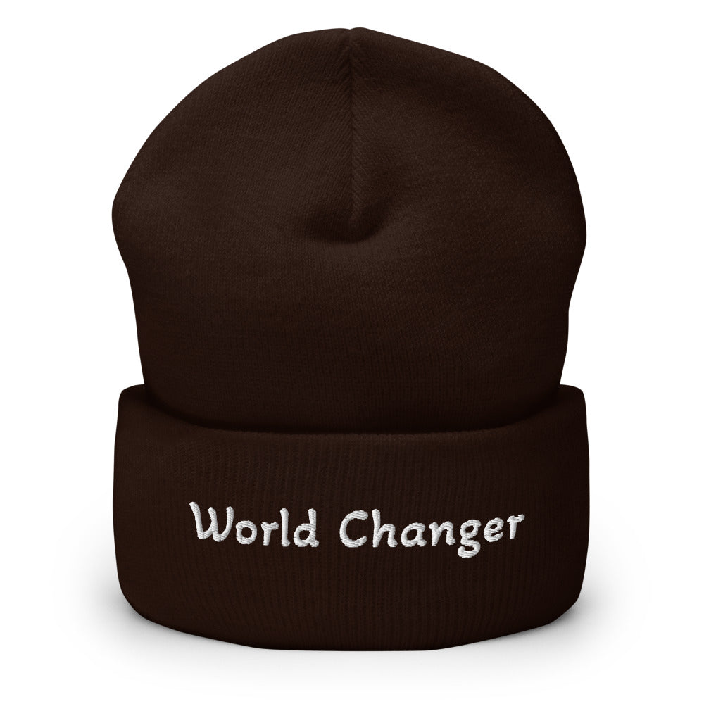 World Changer Cuffed Beanie