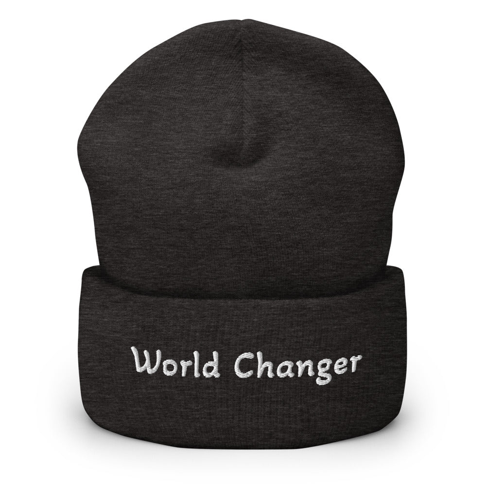 World Changer Cuffed Beanie