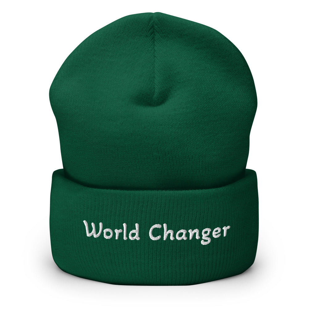 World Changer Cuffed Beanie