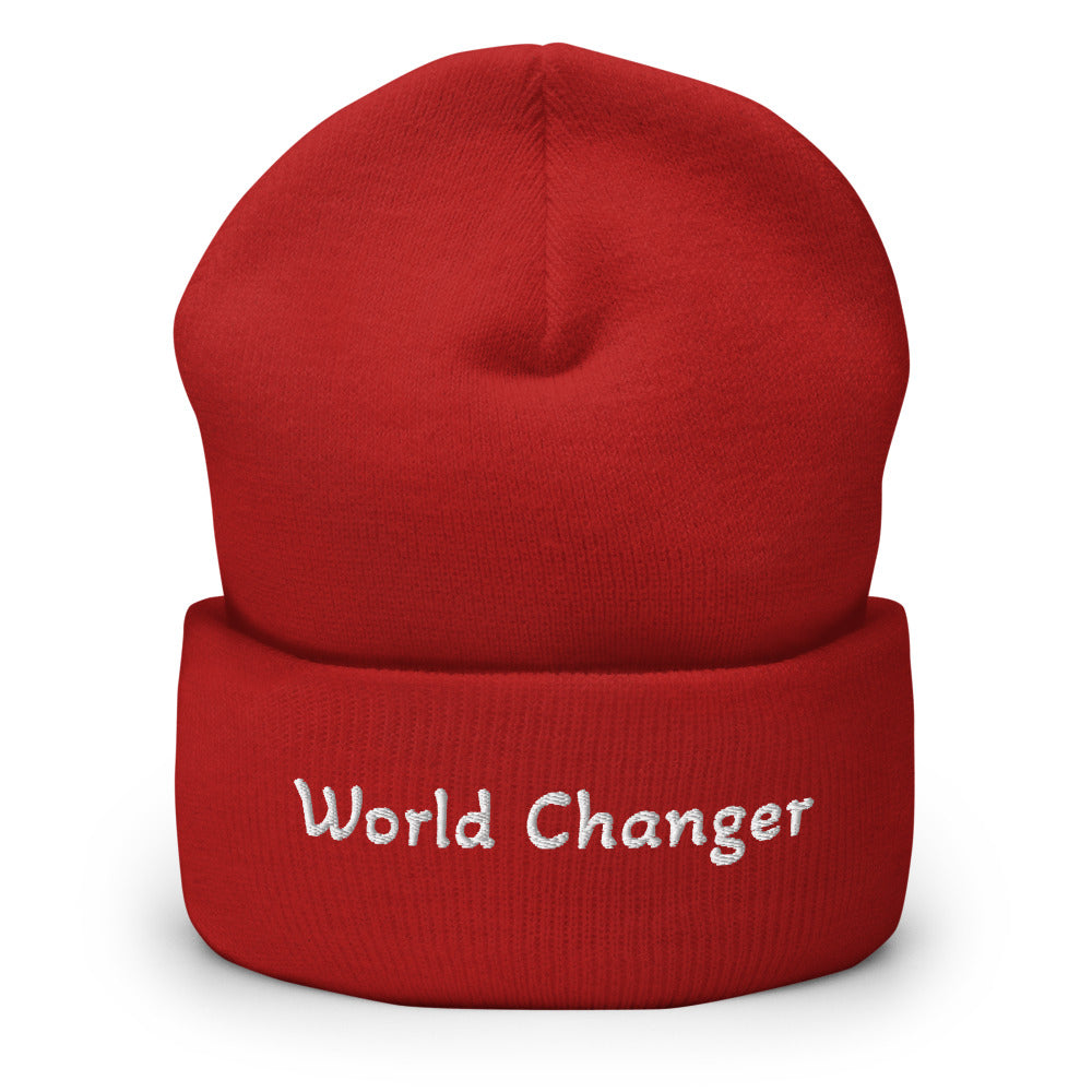 World Changer Cuffed Beanie