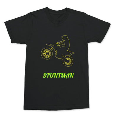 YELLOW/GREEN STUNTMAN MOTO