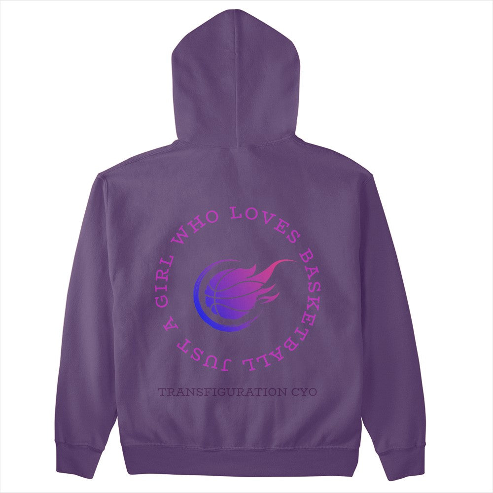 JUST A GIRL YOUTH HOODIE (ADULT SIZES)