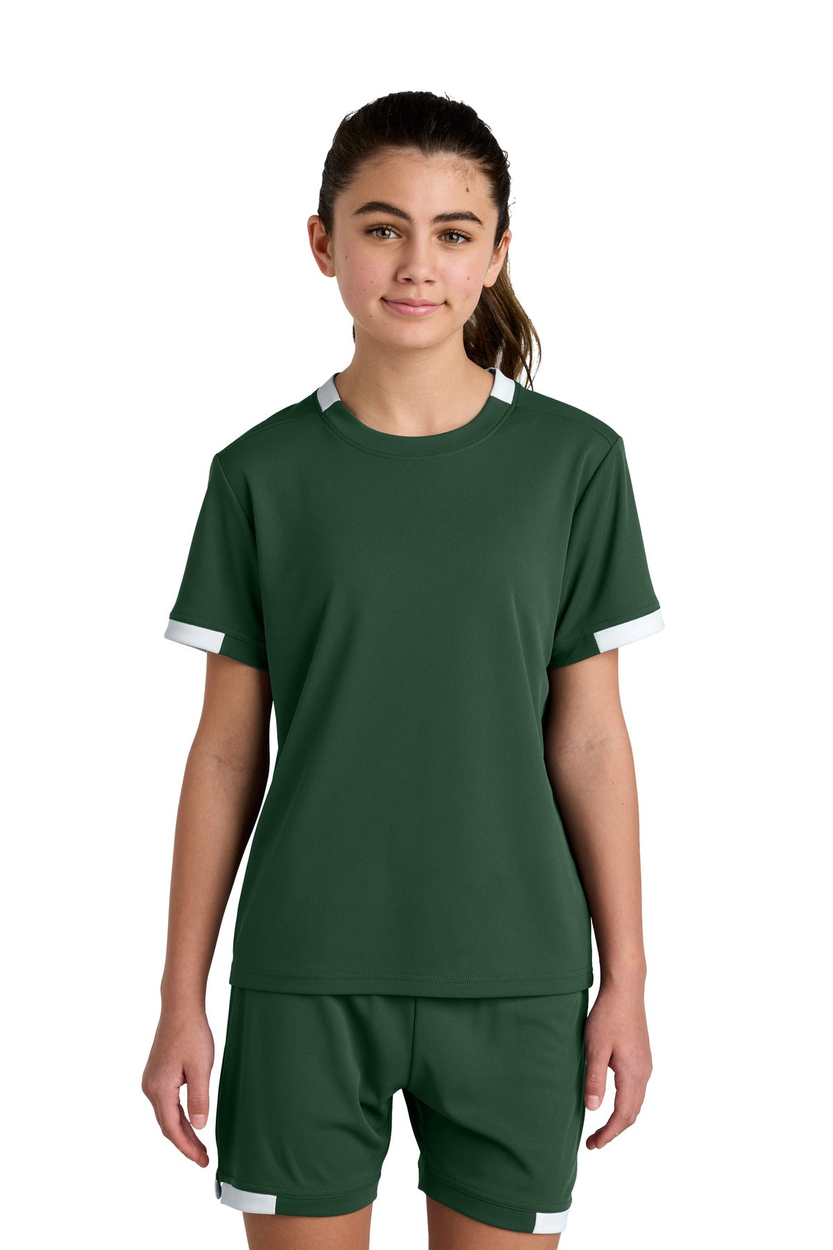 Sport-Tek Youth Club Short Sleeve Crew YST440