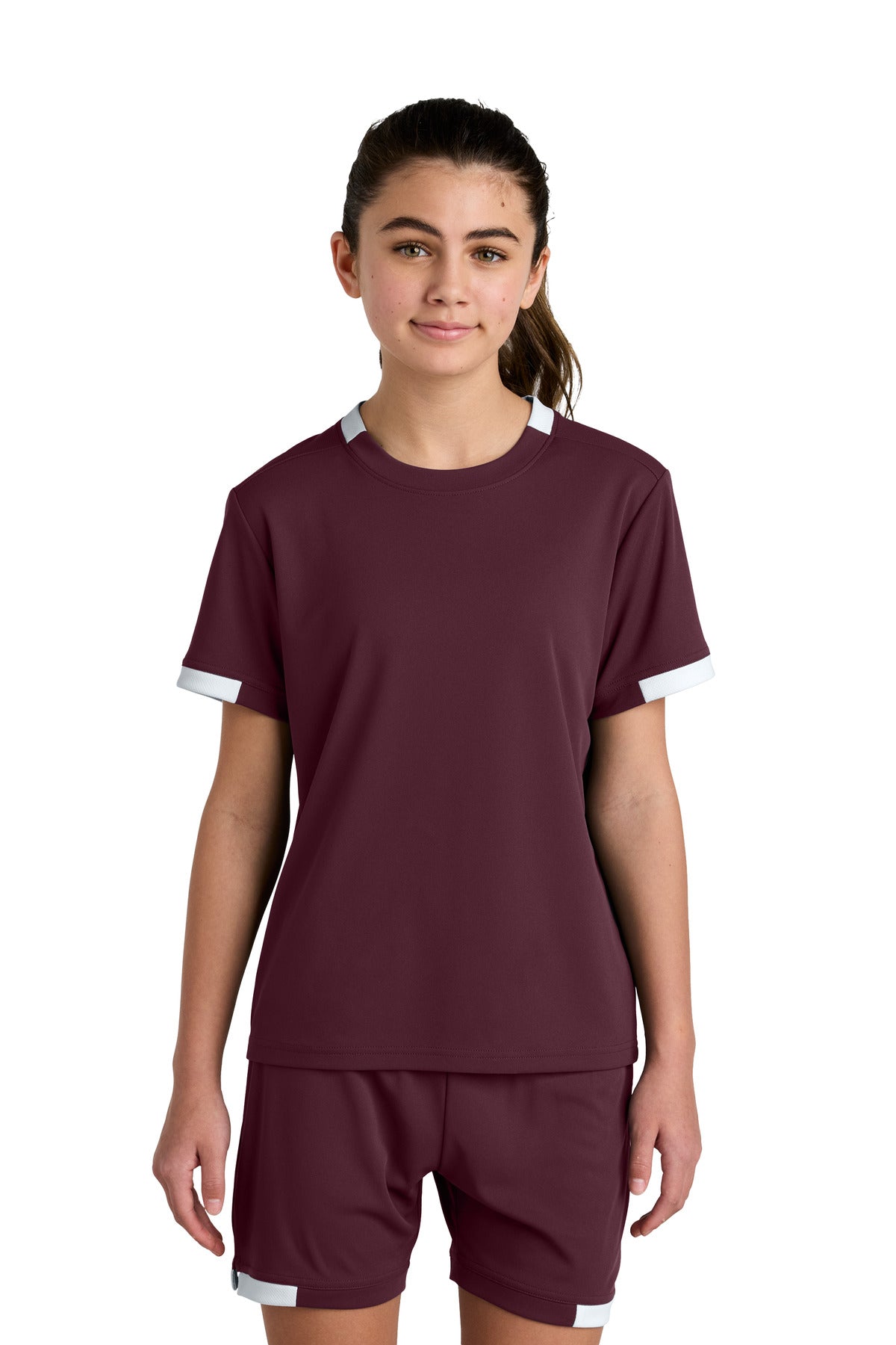 Sport-Tek Youth Club Short Sleeve Crew YST440