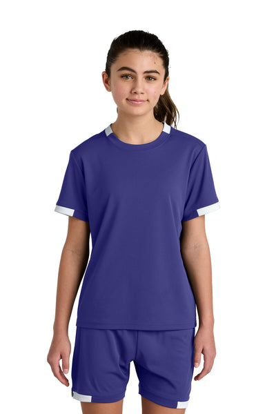 Sport-Tek Youth Club Short Sleeve Crew YST440