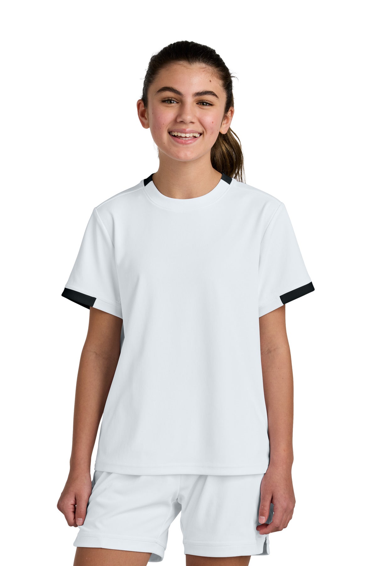 Sport-Tek Youth Club Short Sleeve Crew YST440