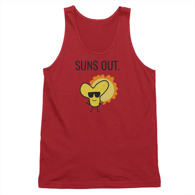 'Y SUNS OUT' Cotton Tank Top