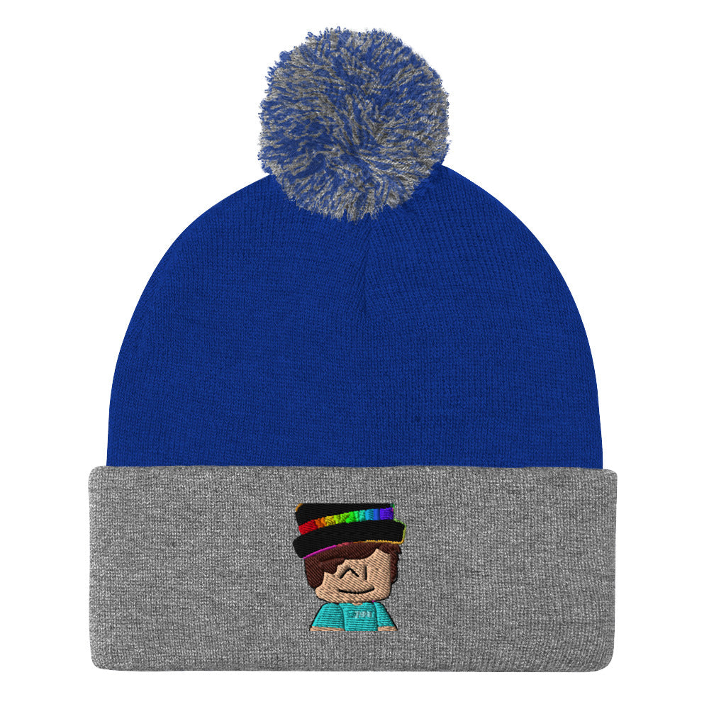 ZIP_BEANIE POM-POM