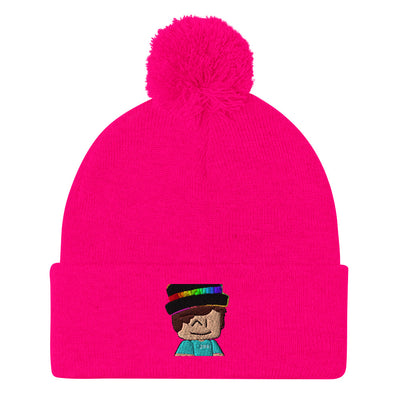 ZIP_BEANIE POM-POM