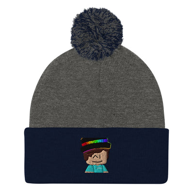 ZIP_BEANIE POM-POM