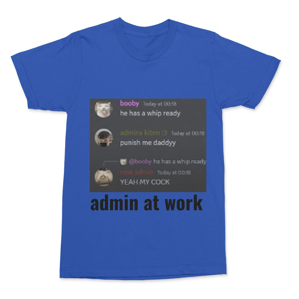 admin at work shirt