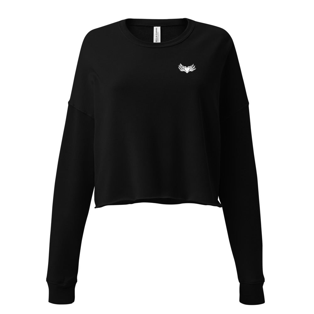 angel wings cropped sweater