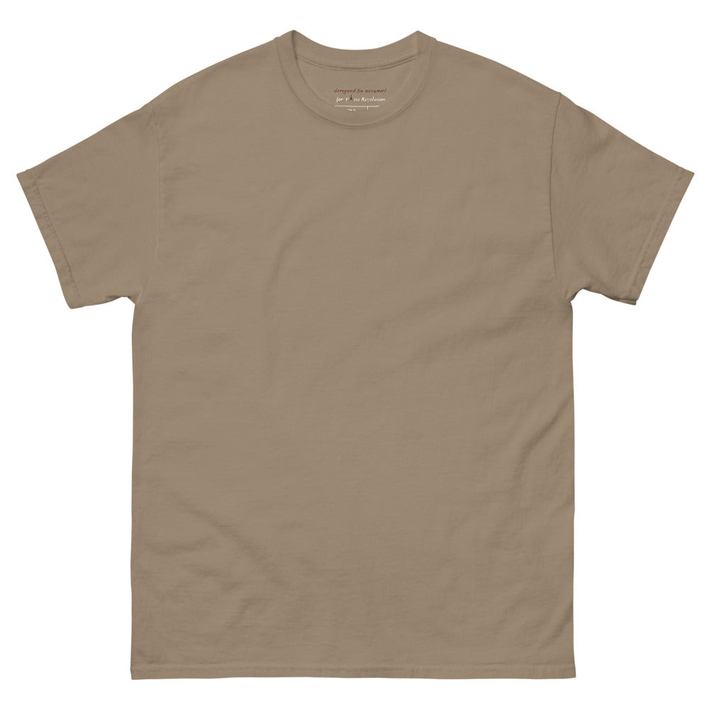 brown tee - g r o w i n g   r ö s e s - designed by nataniel for Paris Revolution