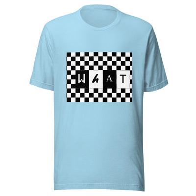 checkerboard wHaT shirt