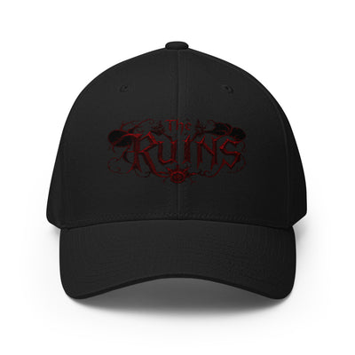closed back cap The Ruins red logo