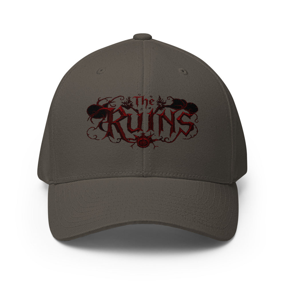 closed back cap The Ruins red logo