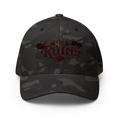 closed back cap The Ruins red logo