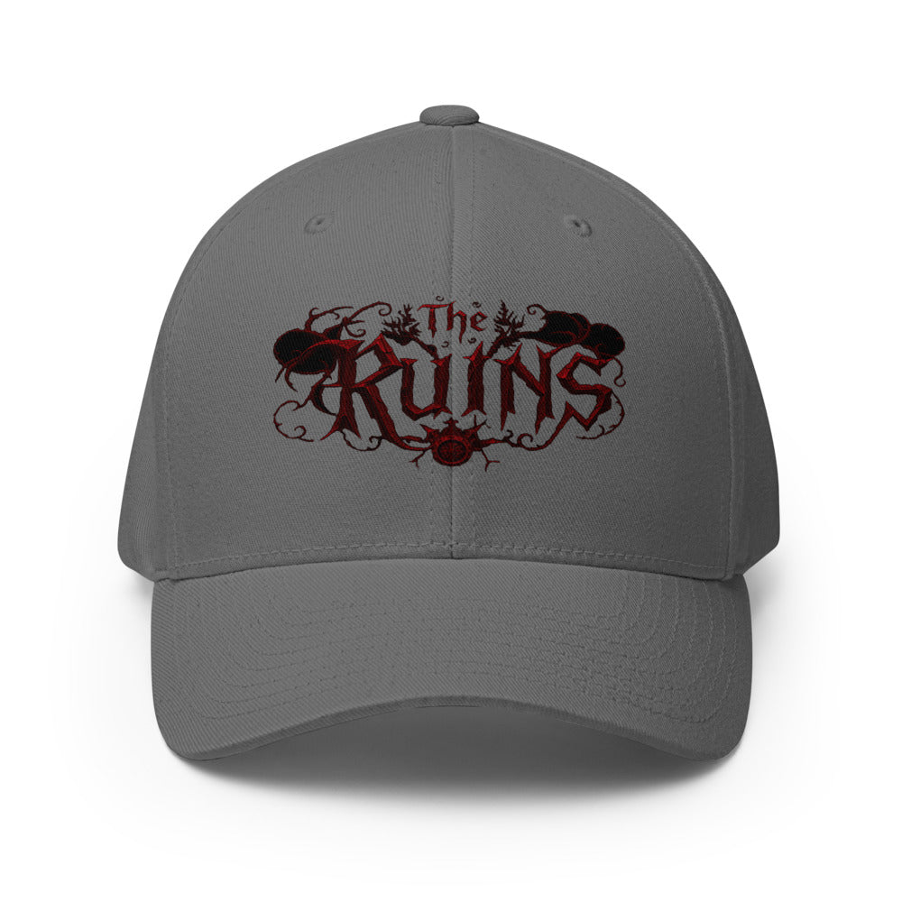 closed back cap The Ruins red logo