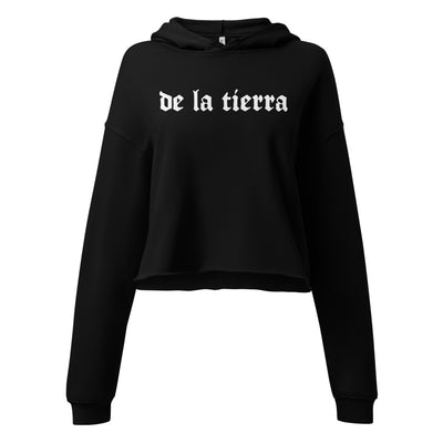 de la tierra crop hoodie