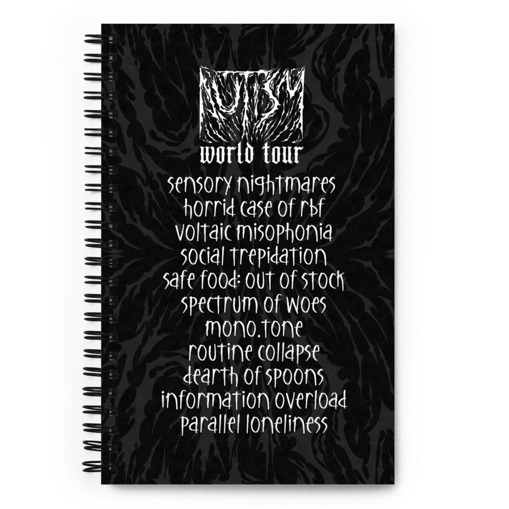 death metal AUTISM | spiral bullet journal