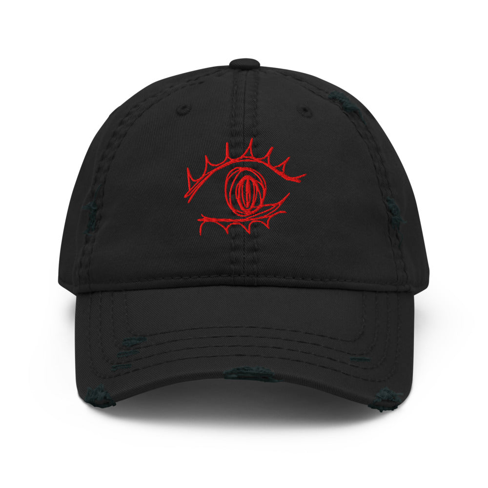 eye logo - Distressed Cap