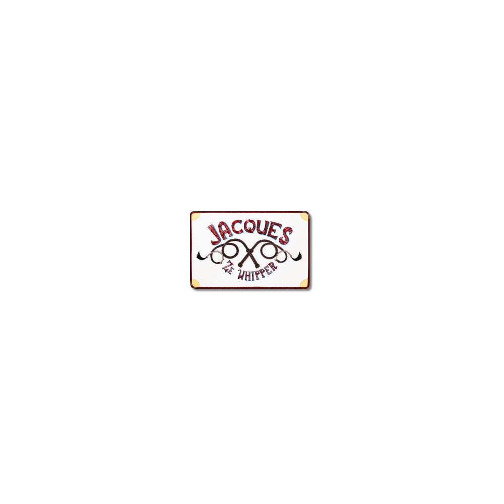 Jacques ze Whipper Logo Pin