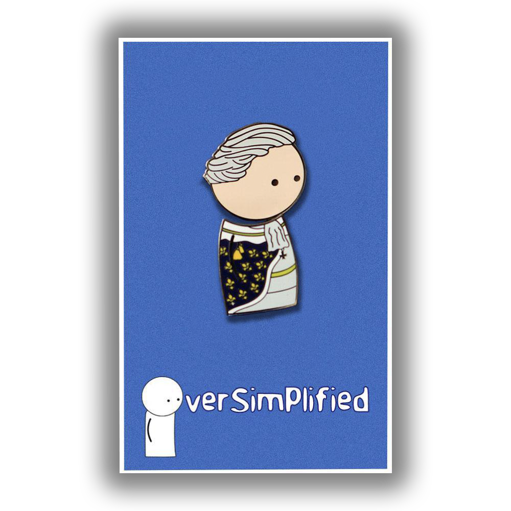 OverSimplified - King Louis XVI Pin