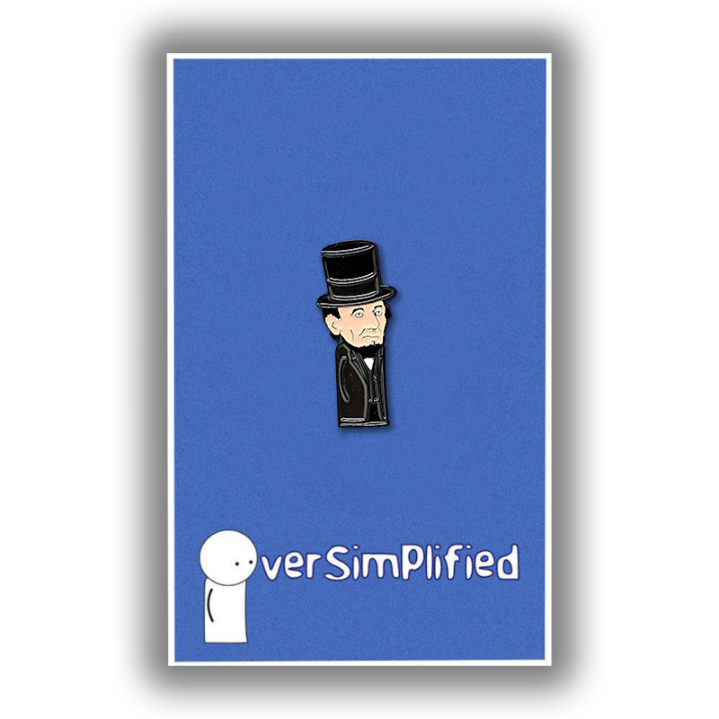 Limited Edition - Mini Abraham Lincoln Pin – Crowdmade