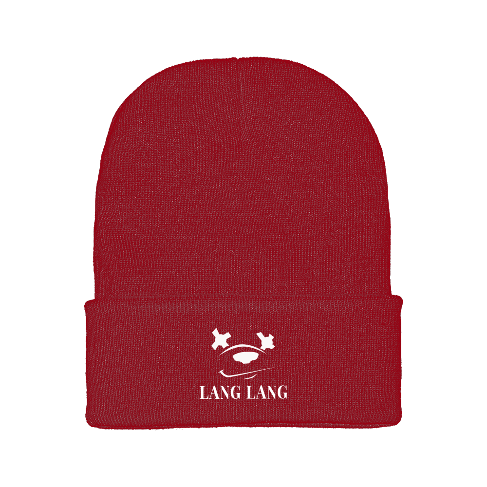 Limited Edition Lang Lang University Embroidered Beanie (White Font)