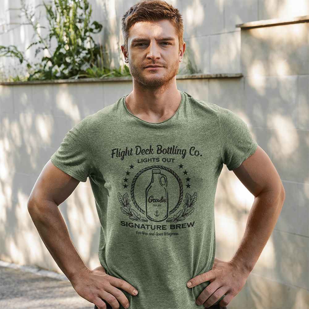 Growler Jams - Flight Deck Bottling Co. T-Shirt – Crowdmade