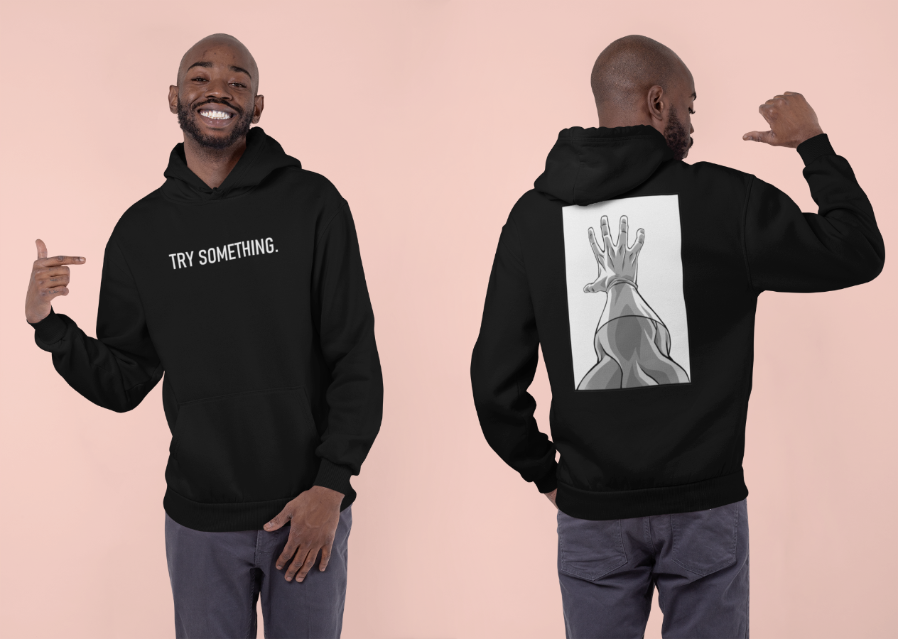 Try Something Black Hoodie