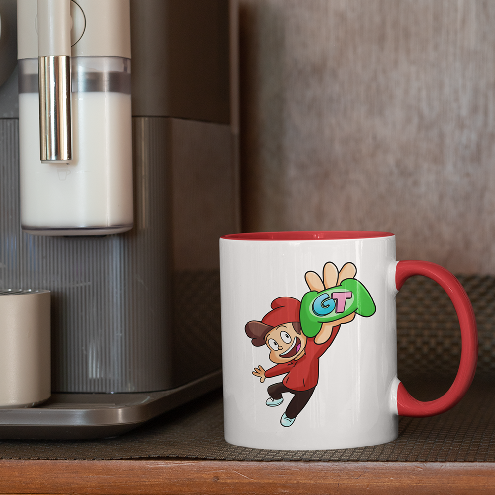 Player Game Controller Mug with Color Inside