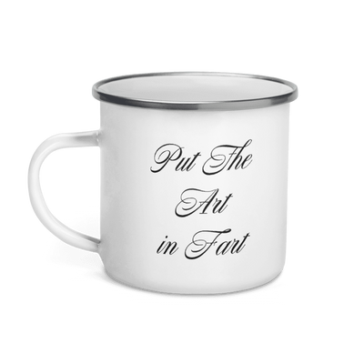 "Moment in Time" Enamel Mug (photo and text)
