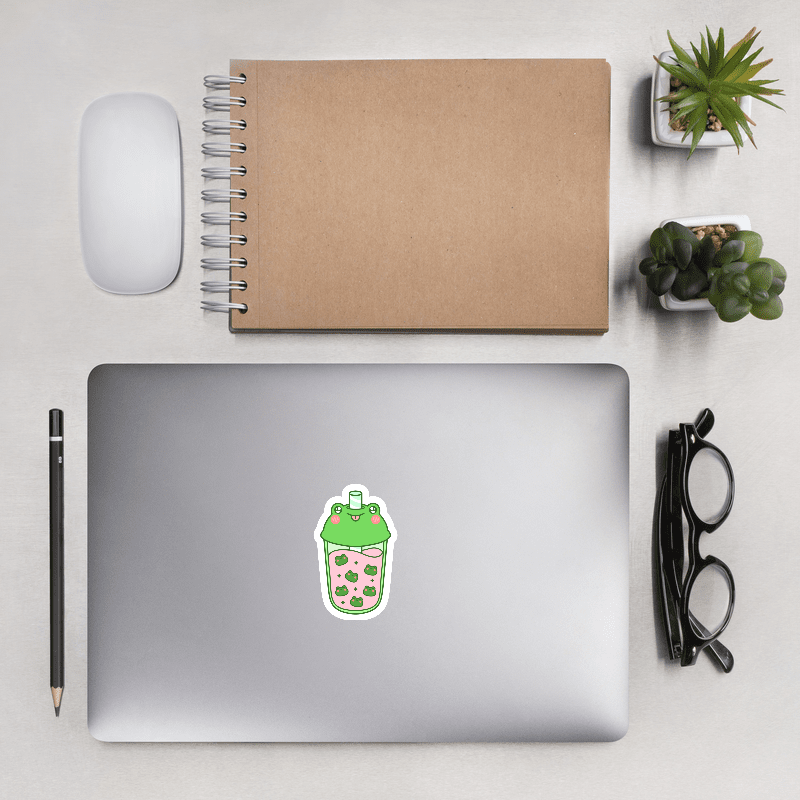 Froggy Boba Sticker