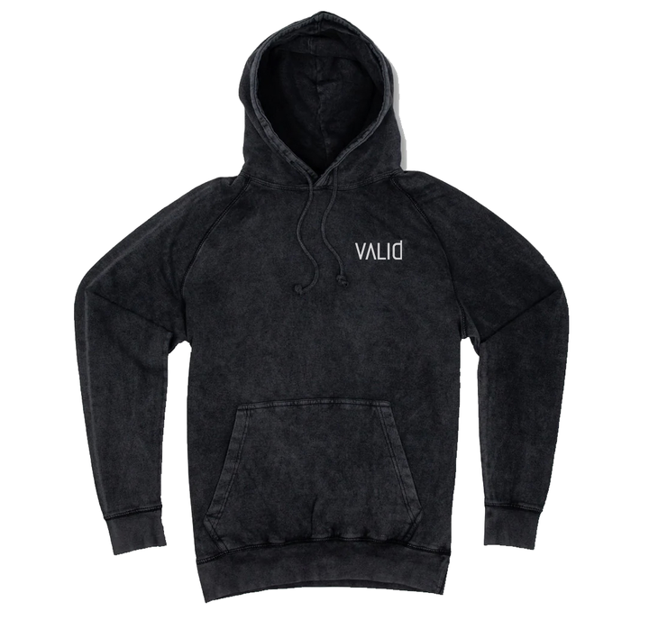SWOOP - VALID HOODIE RIBCAGE - VINTAGE BLACK – Crowdmade