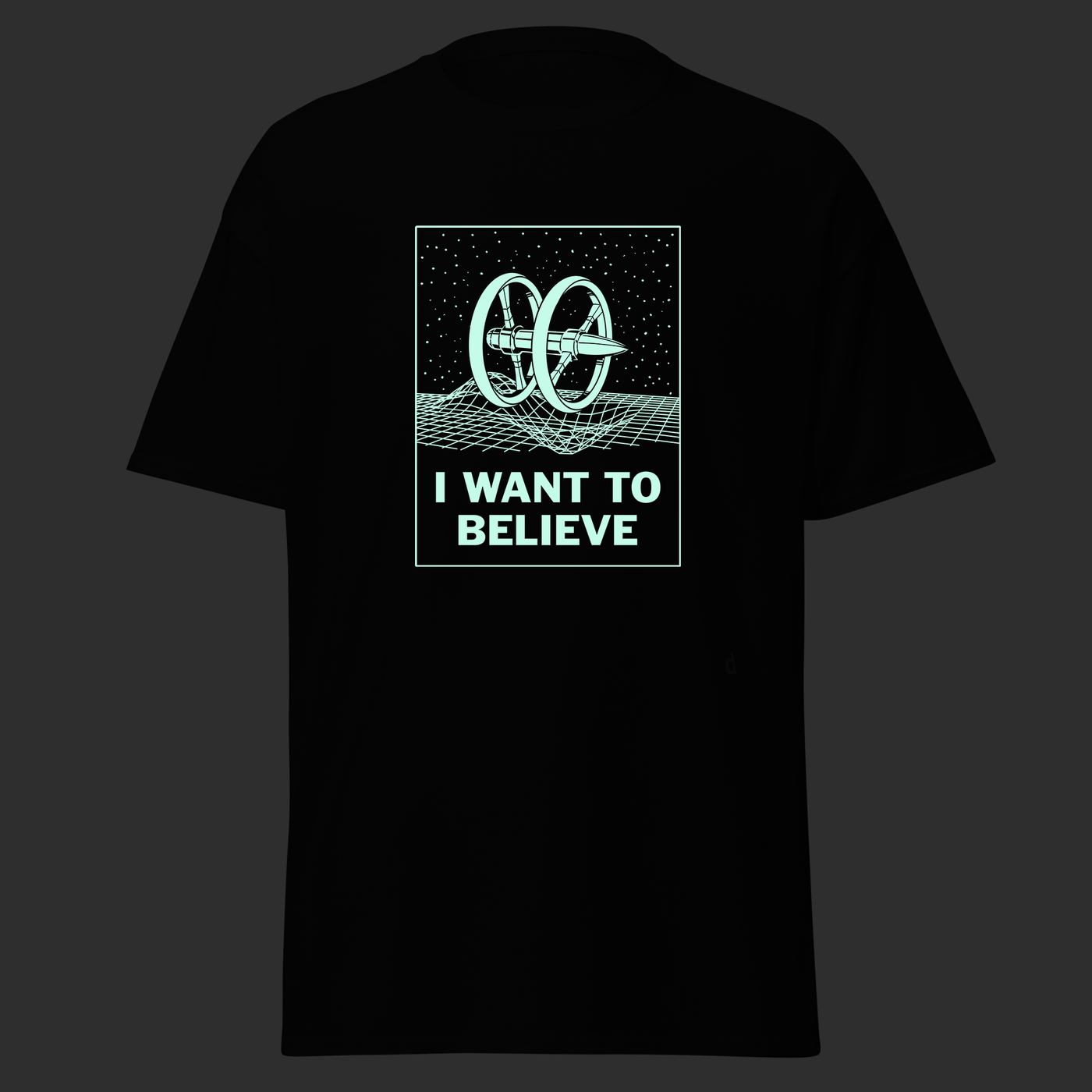 "I Want to Believe" UV Glow T-Shirt (LIMITED QUANTITY)