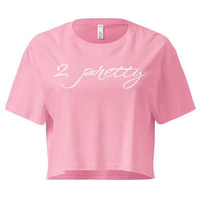 2 pretty bubblegum crop tee