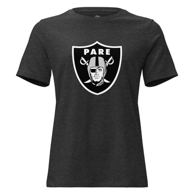 raider pare women's relaxed t-shirt