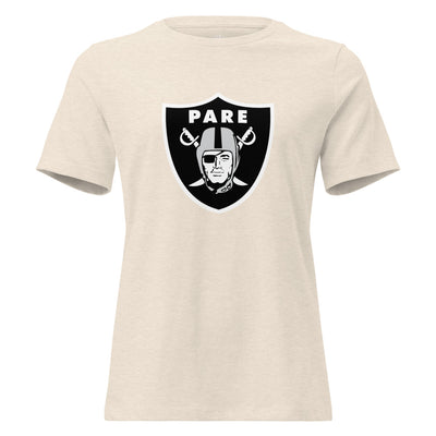 raider pare women's relaxed t-shirt