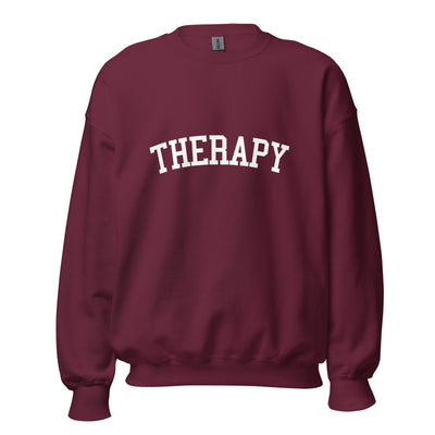 "Therapy" Navy or Maroon Sweatshirt