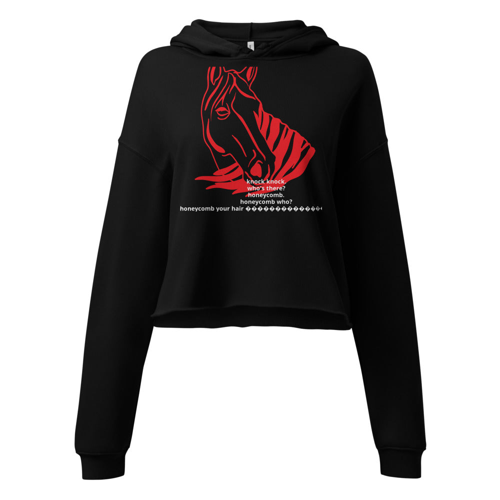 women's cropped hoodie