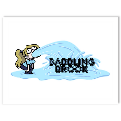 Babbling Brook Sticker