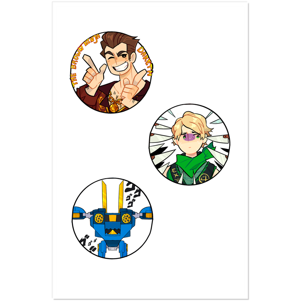 Generic Stud Sticker Sheet – Crowdmade